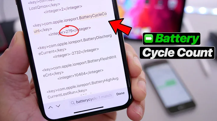 Find out Your iPhone BATTERY Cycle Count!