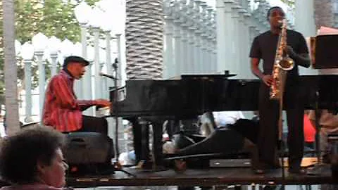 Jazz pianist Larry Nash, saxophonist Rickey Woodar...