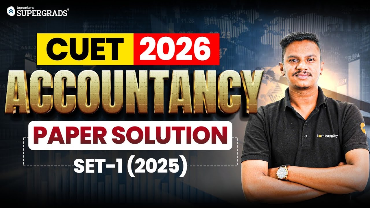 CUET 2025 Accountancy Set 1 Paper Solved 🏻| PYQs + Detailed Solutions ...