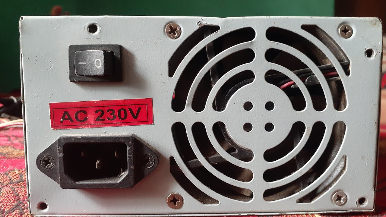 Diy computer power supply to 12 volt battery charger YouTube