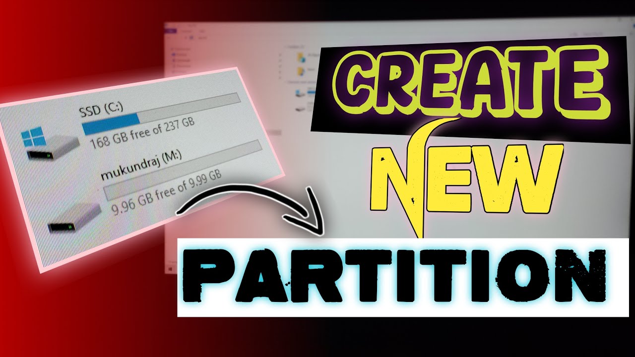 How to Create Partition in Windows 10 & Windows 11 | Create New Drive (2025)