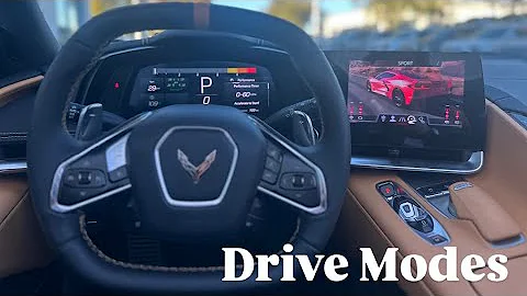 Different Drive modes on Your C8 Corvette