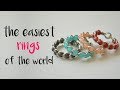 DIY How to make braided wire rings. wire wrapping for begginers