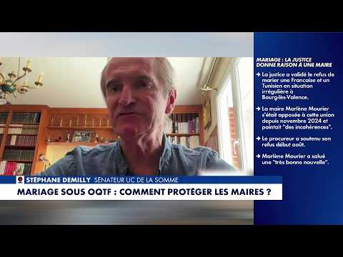 Miniature de la vidéo : Stéphane Demilly : «On ne peut pas laisser les OQTF se faire marier par des maires»