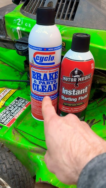 can-you-use-brake-cleaner-instead-of-starting-fluid-youtube