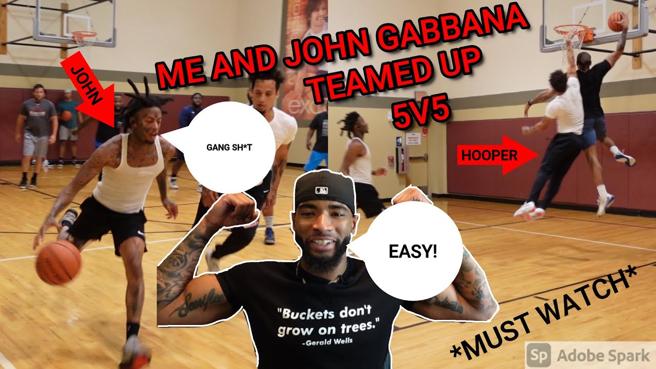 5V5 BASKETBALL W/ (JOHN GABBANA or BOONKGANG) VS PRO HOOPERS IN LA FITNESS!