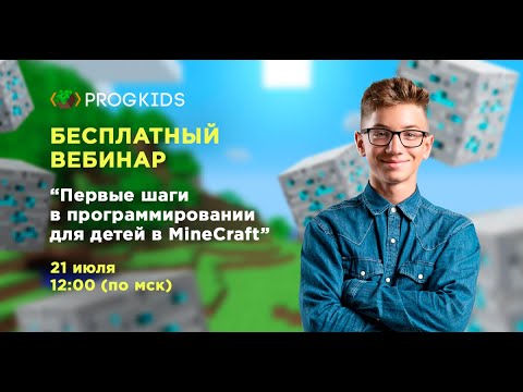 Первые шаги в программировании для детей в MineCraft