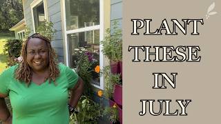 🌱 It's NOT Too Late! 10 Crops You Can Still Plant in July