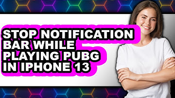 How to Stop Notification Bar While Playing Pubg in Iphone 13 (updated)