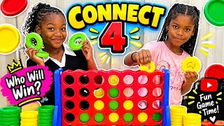 Connect 4! Who will win?!? #fun #competition #play #family