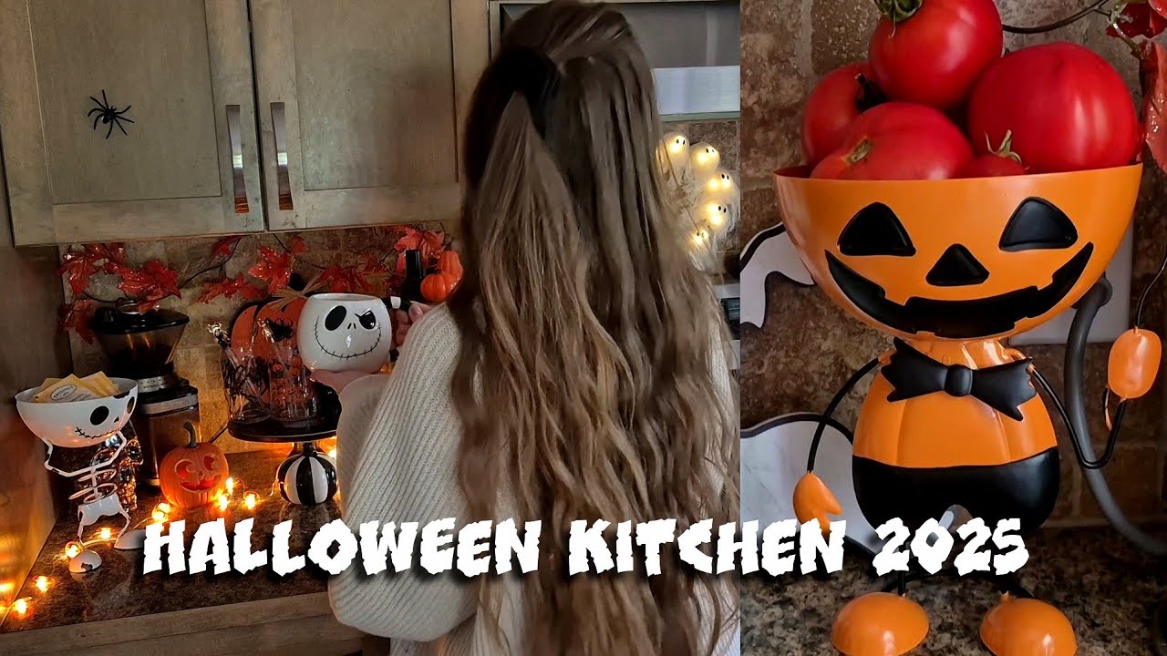 Halloween Kitchen 2025!! Decorate With Me!!