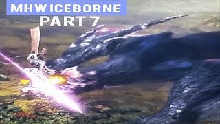 Monster Hunter World Iceborne Gameplay Walkthrough Part 7. - Nargacuga Boss Fight. PS4.