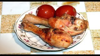 Очень вкусные и сочные куриные голени (ножки) в медовом соусе.