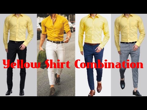 Which color pants suit a yellow shirt  Quora