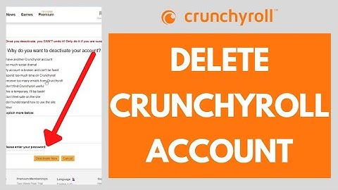 How to Delete Crunchyroll Account (2022) | Crunchyroll App Tutorial