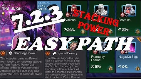 Act 7.2.3 EASY PATH & Punisher Boss | Stacking Power | Marvel Contest of Champions