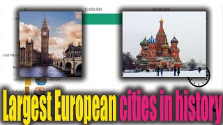 Largest European cities in history || top 10 european city