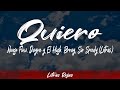Ñengo Flow, Dayme y El High, Brray, Sir Speedy - Quiero (Lyrics/Letra) | Letras Rojas