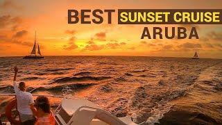 SUNSET CRUISE in ARUBA 🇦🇼 Catamaran Booze Cruise!