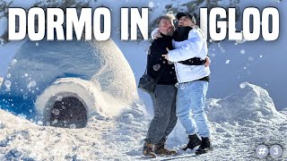 dormo in un IGLOO a 3000 mt 🧊🥶❄️| Trentino Vlog 4 🇮🇹