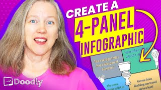 4 EASY steps to create an Infographic in a Doodly Video | Doodly Tutorials