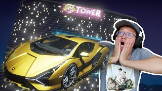 GTA5 Steal Lamborghini SIÁN FKP 37 (偷走兰博基尼SIÁN）| 登上洛圣都最高的高塔 （刺激！）