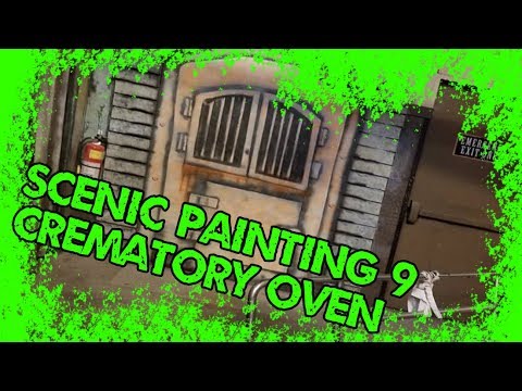 Scenic paint 9 cremation oven