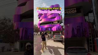 Purple Building in Khajaguda Hyderabad #food #foodie #newplace #shorts