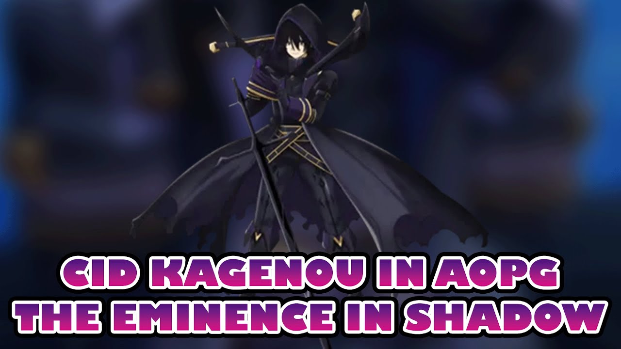  aopg cid kagenou crossover update eminence in shadow youtube