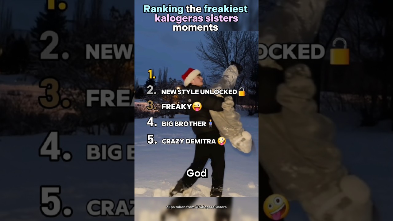 The Freakiest KALOGERAS SISTERS Moments #shorts #kalogerasisters #sundaykalogeras #couple