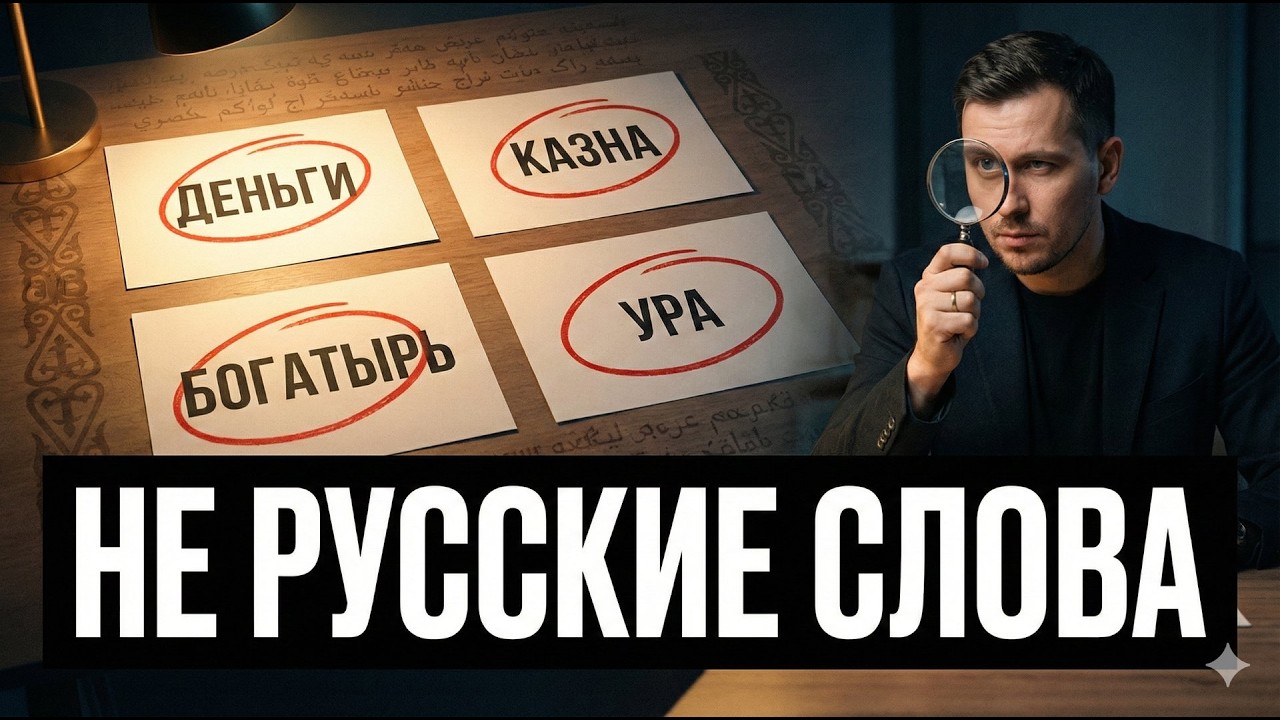 РУССКИЙ ЯЗЫК НА САМОМ ДЕЛЕ ТЮРКСКИЙ? 20 СЛОВ, КОТОРЫЕ ВАС ШОКИРУЮТ