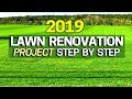 2019 Lawn Renovation Plan Step by Step 🏅Transform Your Ugly Lawn