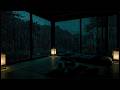 Gentle Night Rain Outside the Bedroom | Cozy Sounds for Peaceful Sleep
