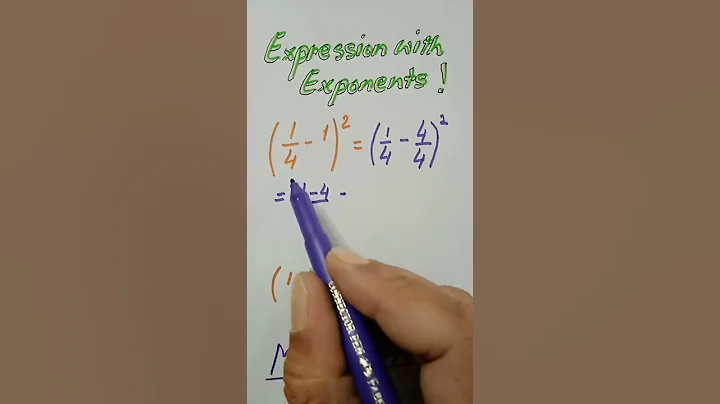 Expressions with exponents#MathMarrow#Math shorts#Evaluating ecponents