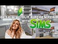 Designing Our Kitchen Renovation on The Sims?! 50s Kitchen Remodel Plans & Inspiration Ideas