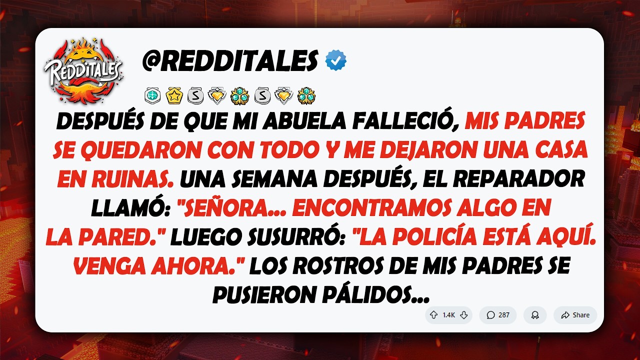 Mis padres robaron mi herencia. Hasta que un albañil encontró el secreto de $1.9M de la abuela...