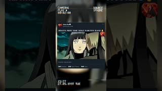 HINATA FIRST TIME HOLD NARUTO'S HAND #naruto #anime #hinata #narutoshippuden #trending