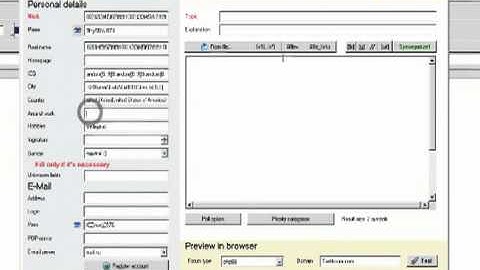 Video 5  Creating XRumer Project
