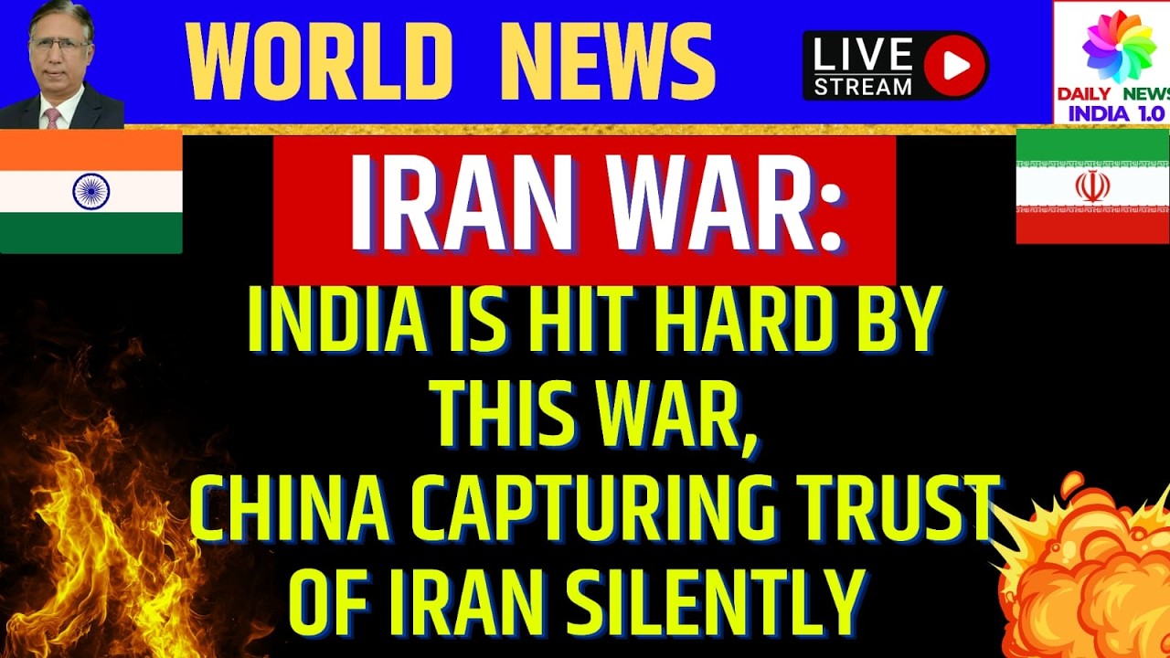 Iran War: India is Hit Hard by This War, China Capturing Trust of Iran Silently