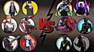 Chainsaw Man Team Vs All Shadow Most Epic Video