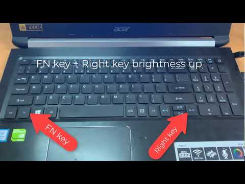 How to Adjust the Brightness on a Acer Laptop