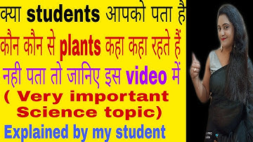 Science Topic Plants Habitats.( Terrestrial plants and Aquatic plants)🙏