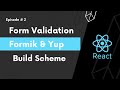 React Js Formik Validation with Yup Tutorial - 2 [ Build Shema ]