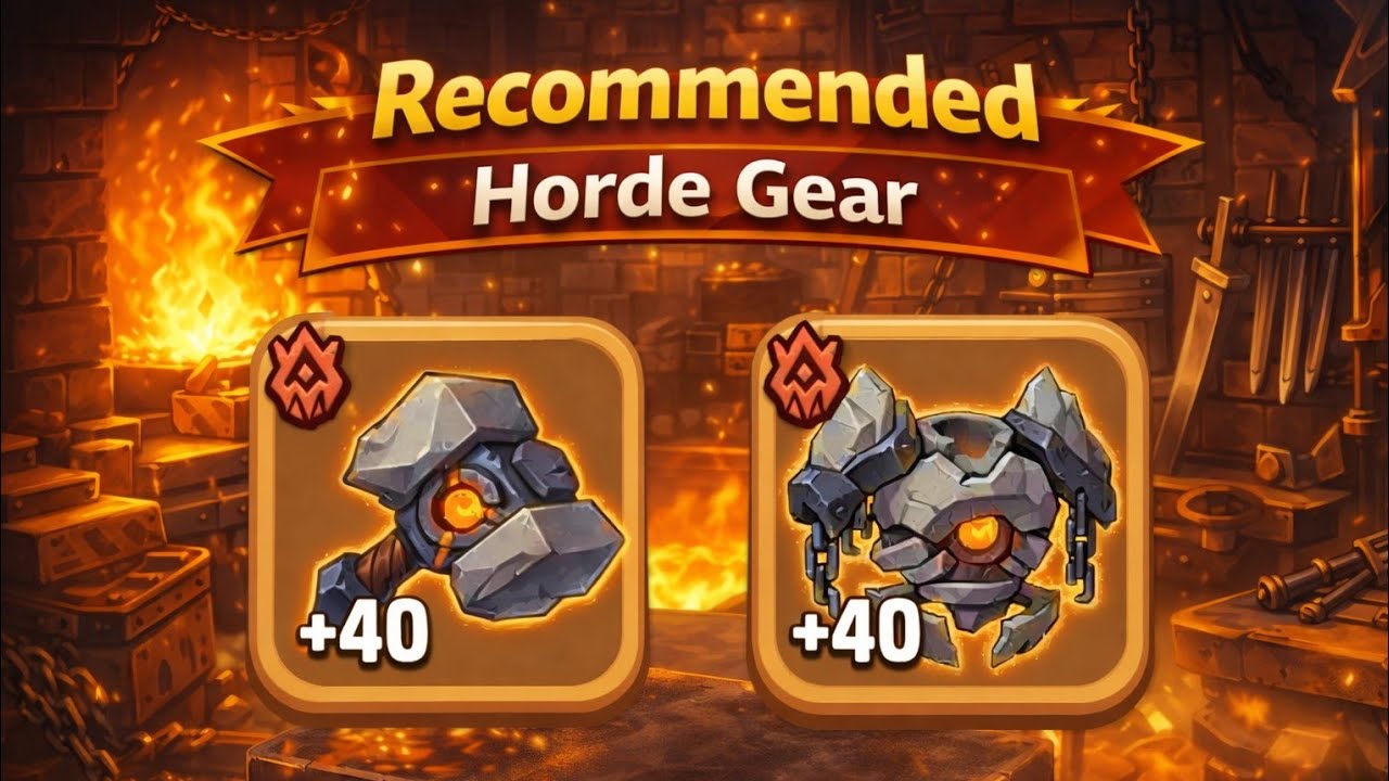 Top Heroes Recommended Horde Gear!!