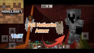 World Record Full Netherite Armor Speedrun 1.19 Minecraft Trial