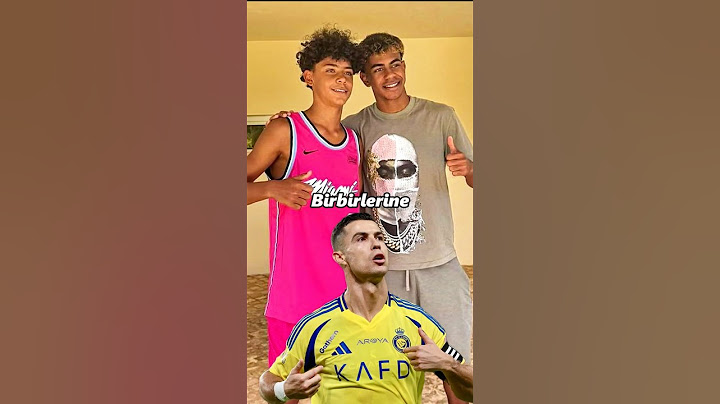 Ronaldo'nun oğlu ile Lamine Yamal'ın arasındaki benzerlikler #shorts #futbol #ronaldo