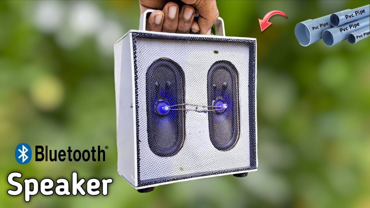 How To Make Blutooth Speaker 🔊 | Homemade Dj Box | In Pvc Pipe | Adi Creative 