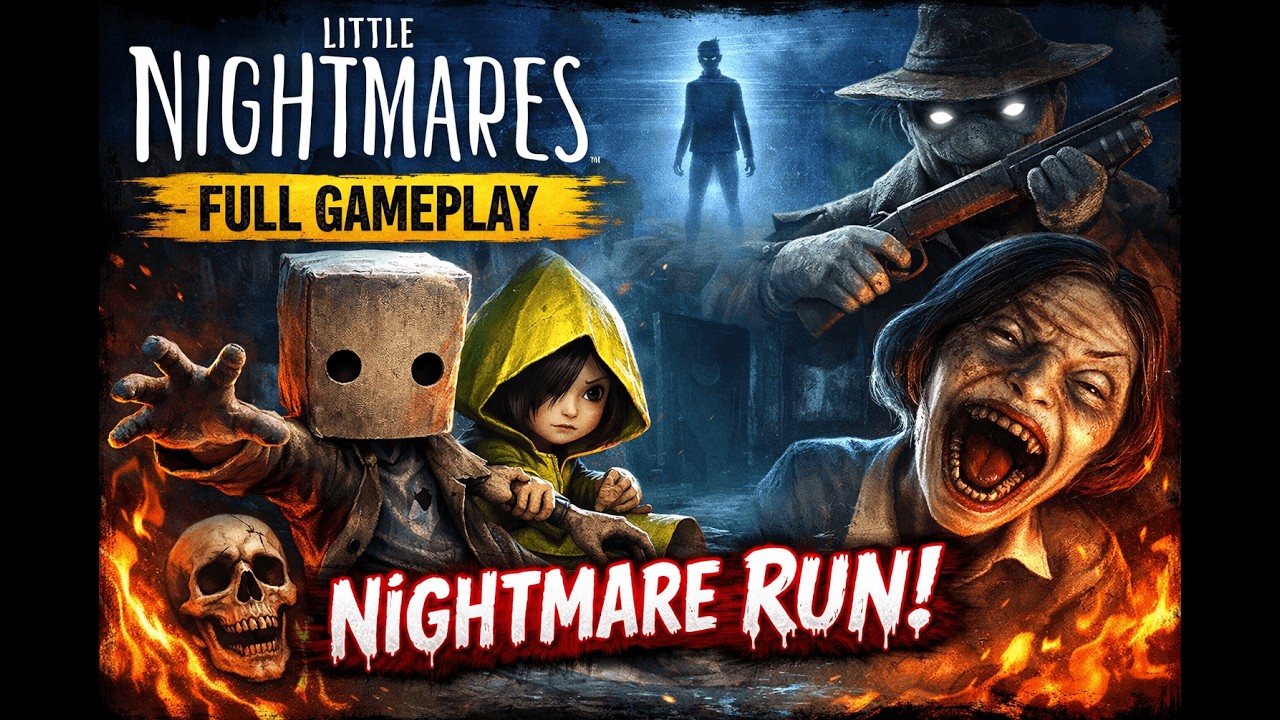 Little Nightmares II — Full Gameplay 👁️🌑☠️ | Surviving the Darkest Floors 🕯️ #Games #gamestreaming