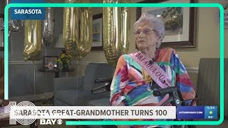 Sarasota great-grandmother celebrates 100 in style