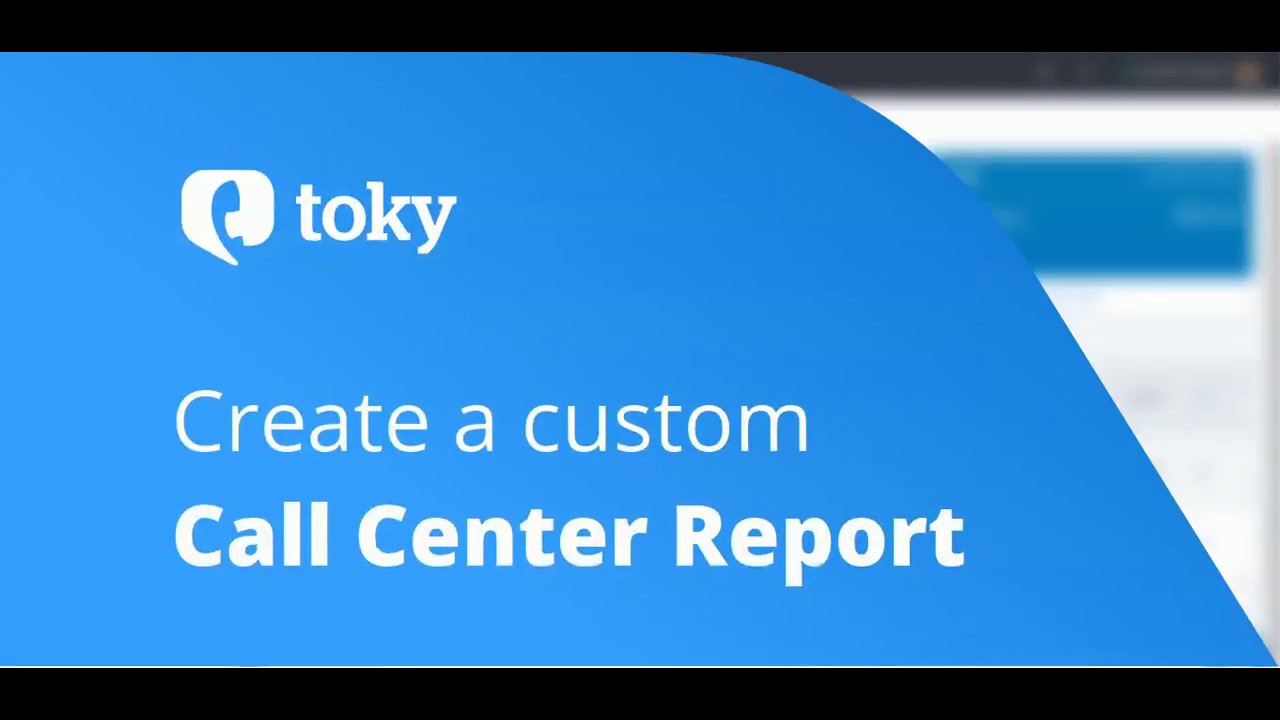 How to create a Call Center performance report with Toky telephone lady gaga